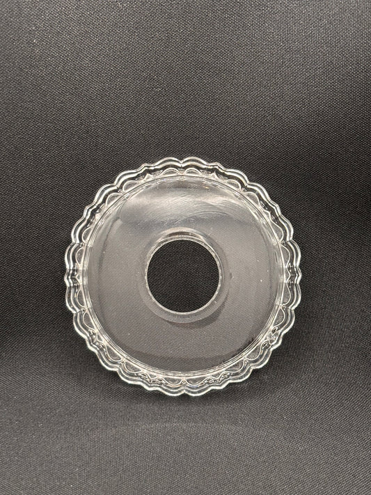 Faceted bassin, with arabesque (set of 2)