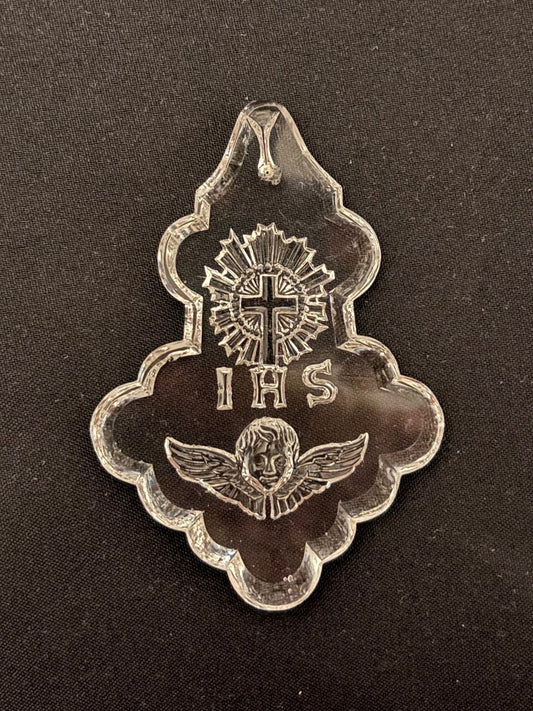 Plaquette with putto, IHS and cross (set of 6)