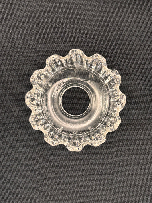 Bassin, faceted and ribbed.