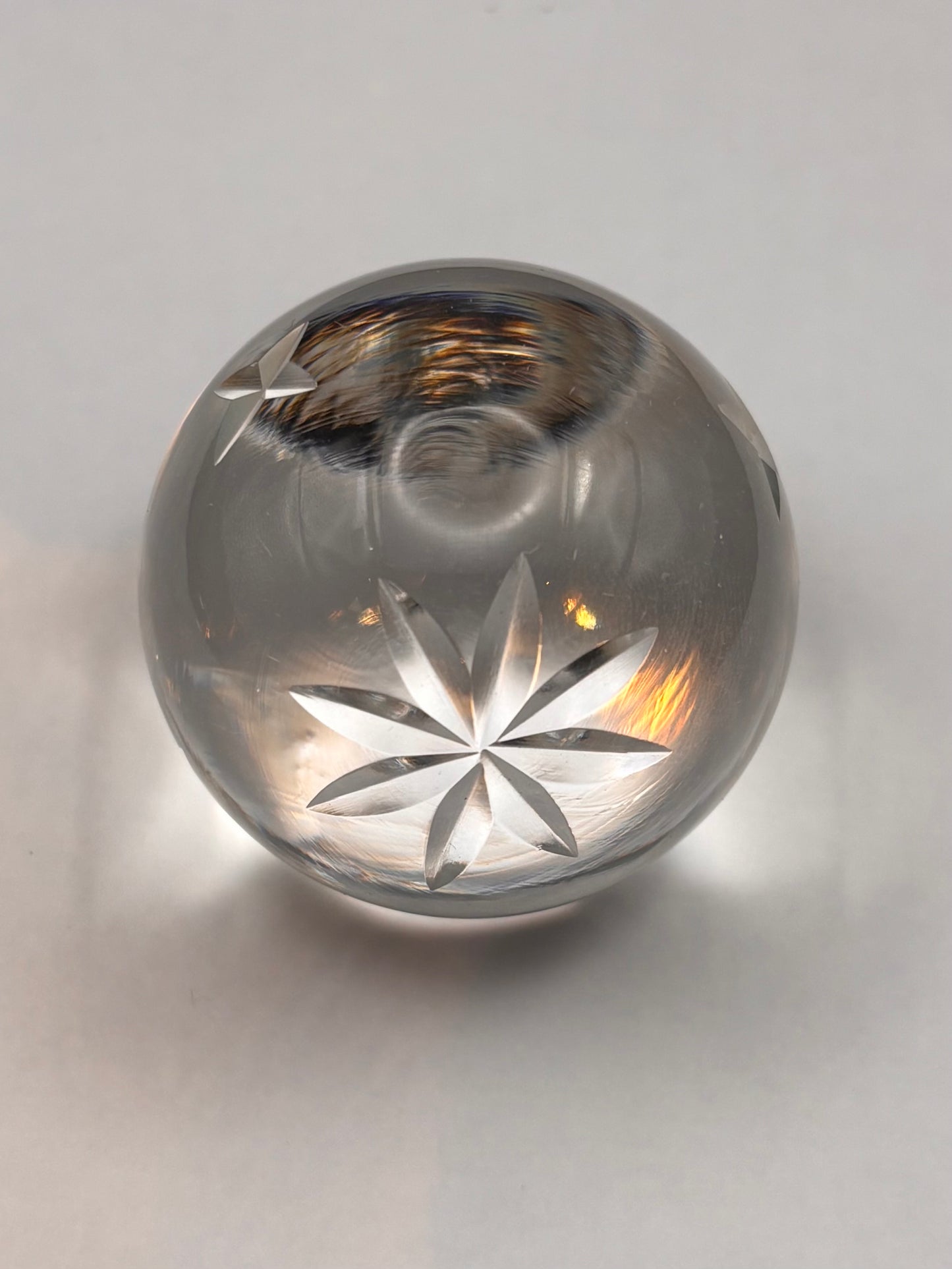 Finial with small and large stars