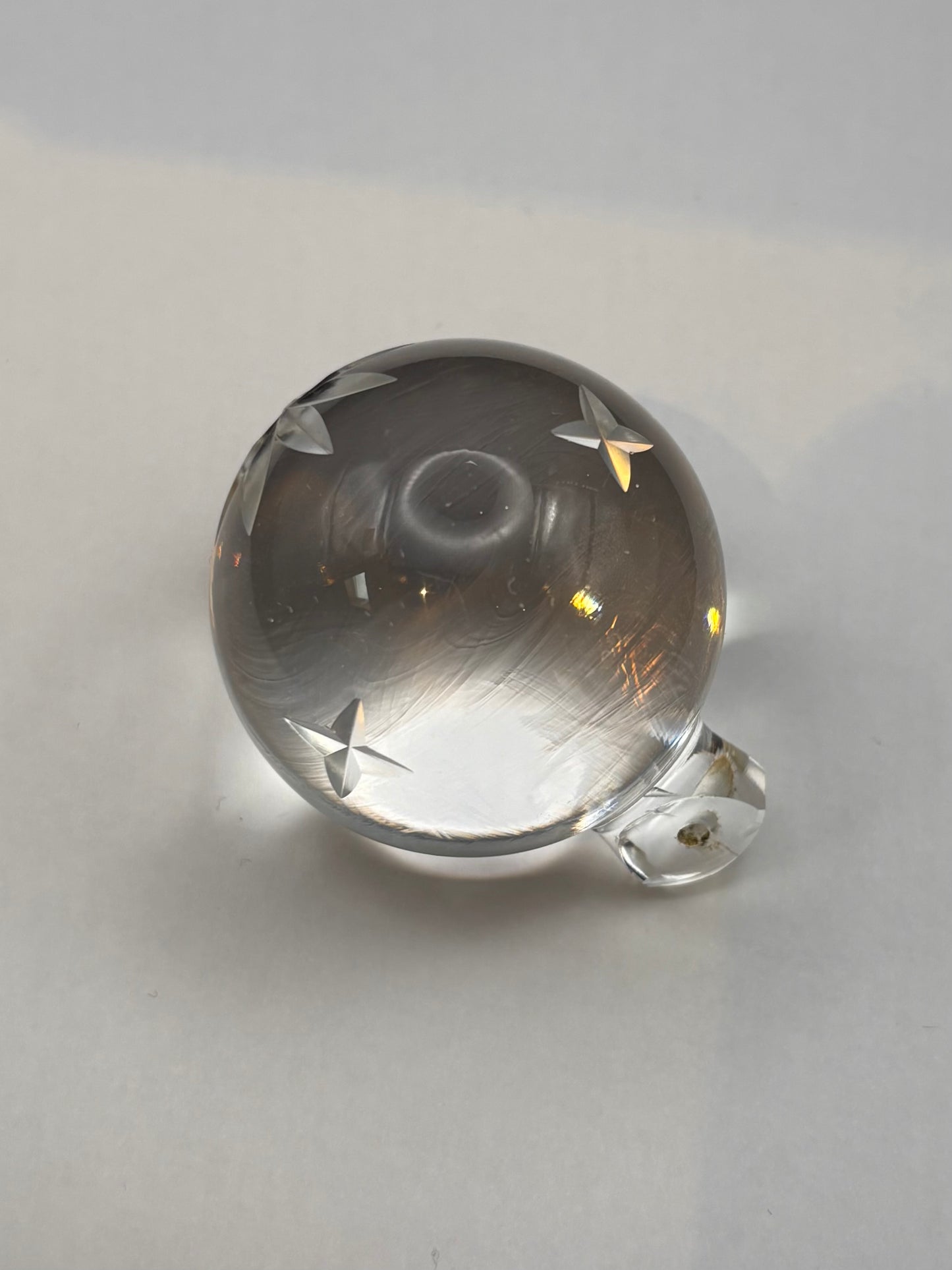 Finial with small and large stars