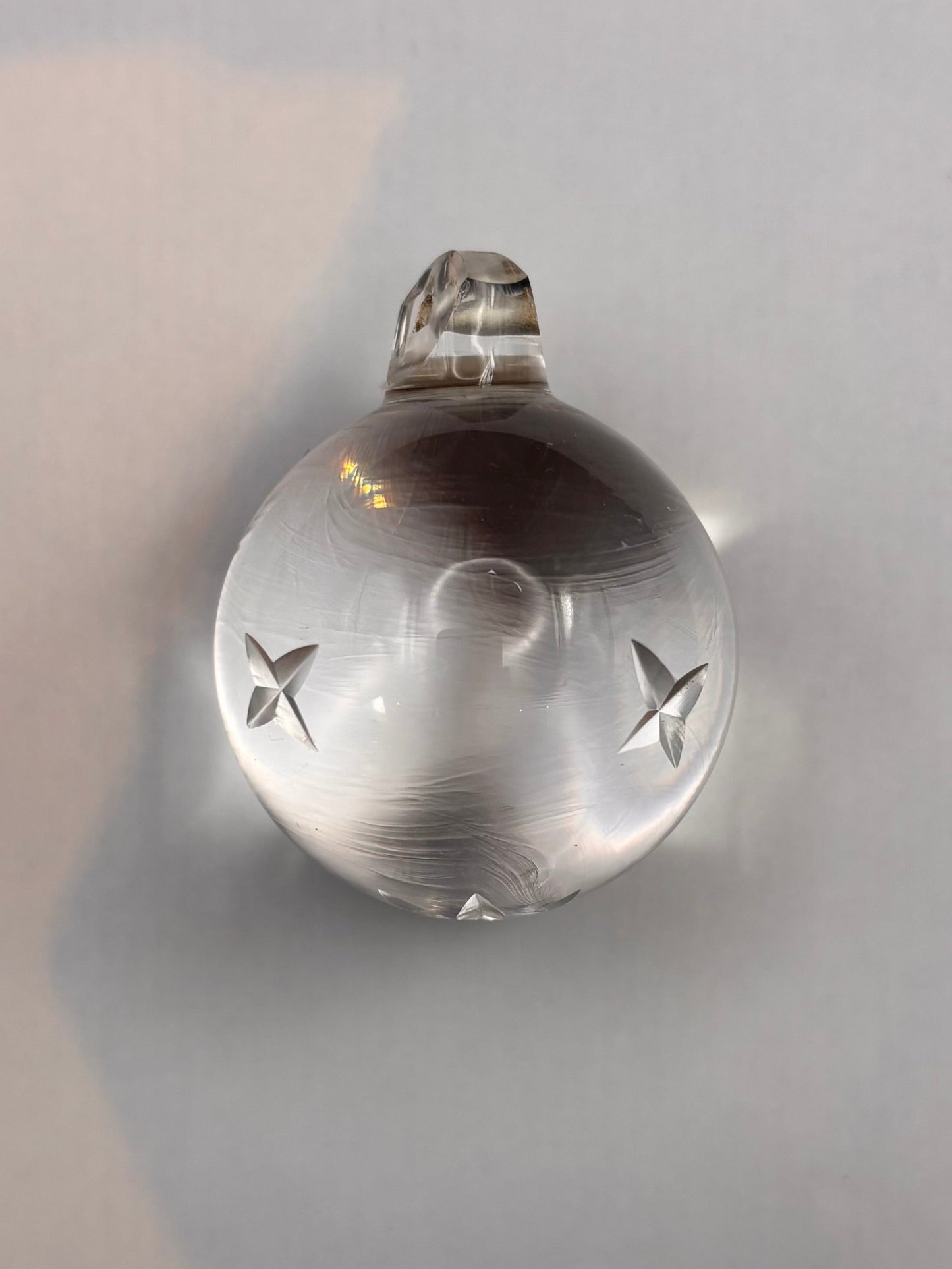 Finial with small and large stars