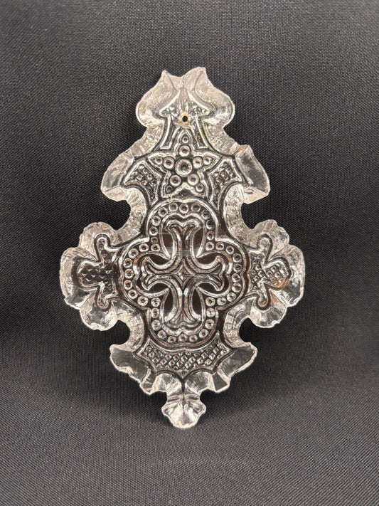 Plaquette with cross, trefoils and star (set of 6)