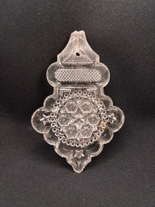 Plaquette with hexagonal shape with stars and beads (set of 6)