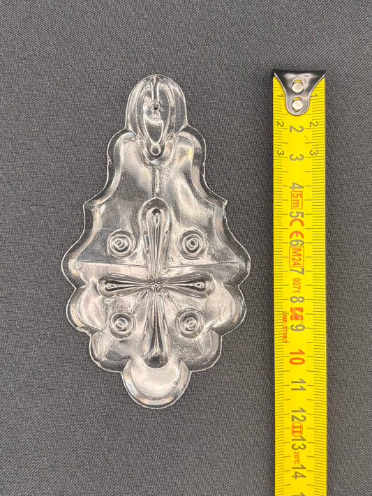 Plaquette with rounded cross (size middle - 2/3)