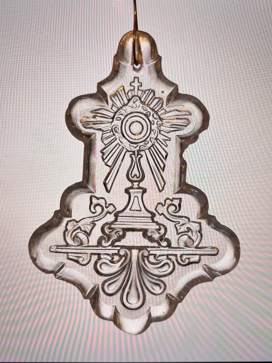 Plaquette with monstrance