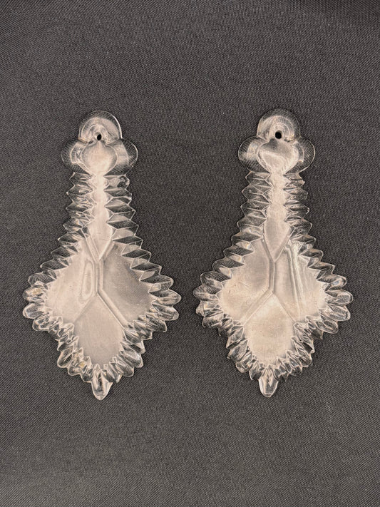 Plaquette with many sharp facets (set of 2)